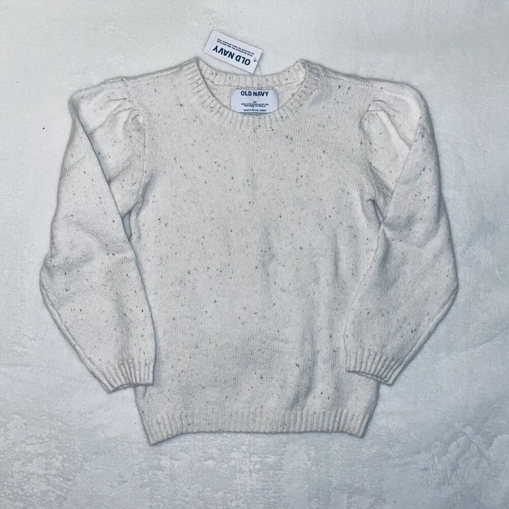 5T NWT Oatmeal Confetti Sweater